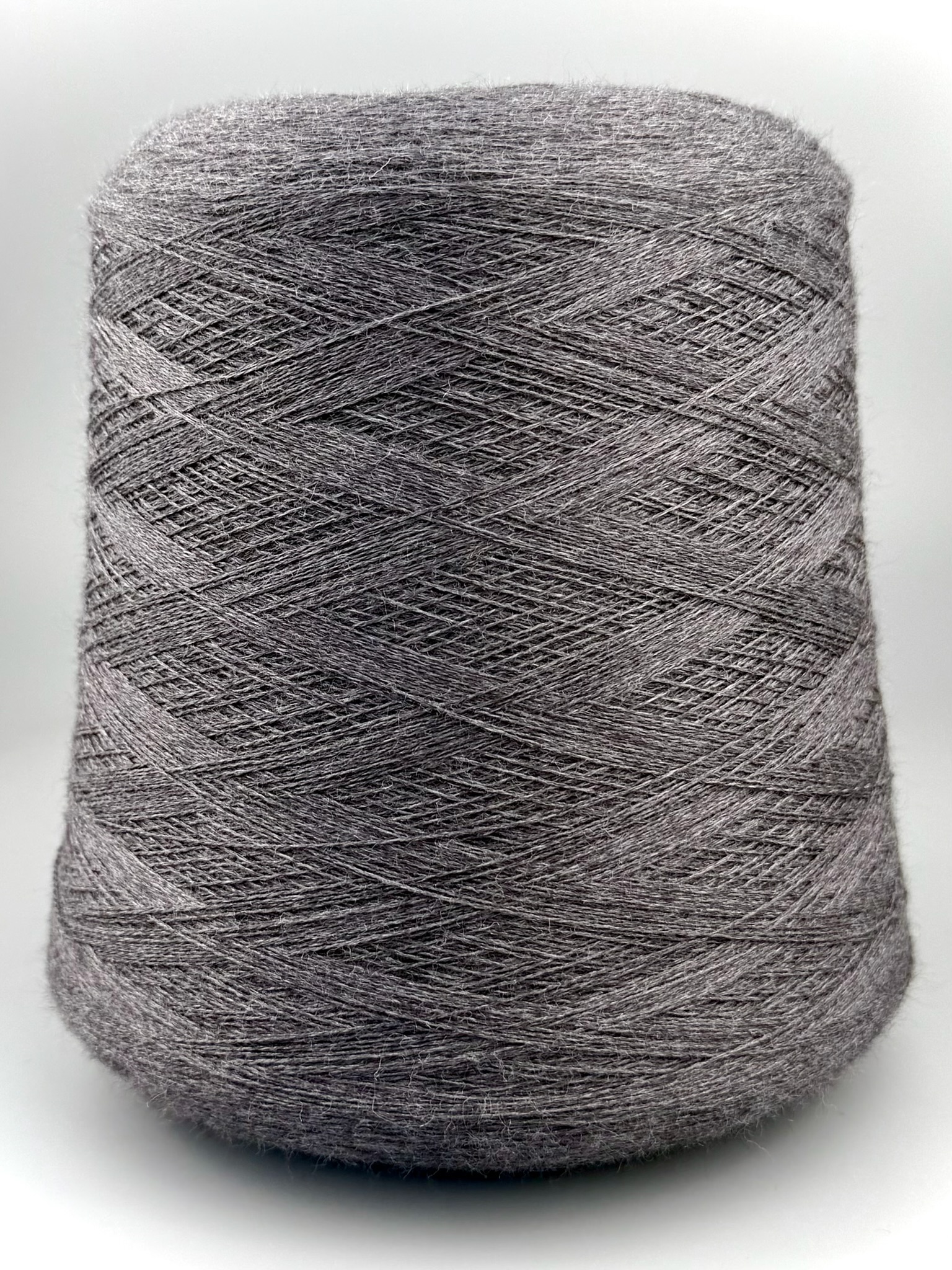 Zegna Baruffa Cashwool 2/30 – Extrafeines Merinogarn Anthrazit meliert foto 2